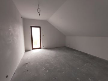 Sprzedam nowy dom w stanie deweloperskim plus, Leśnica gmina Koło - Na sprzedaż  dom  : Leśnica