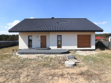 Na sprzedaż nowy dom z garażem i pompą ciepła-okolice Konina - Na sprzedaż  dom  : Rożek Krzymowski