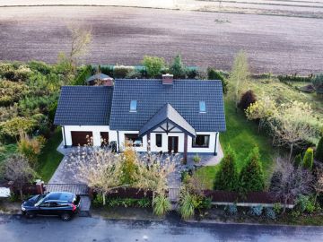 Nowoczesny, ekonomiczny dom pod miastem, pompa ciepła, fotowoltaika - Na sprzedaż  dom  : Rudzica