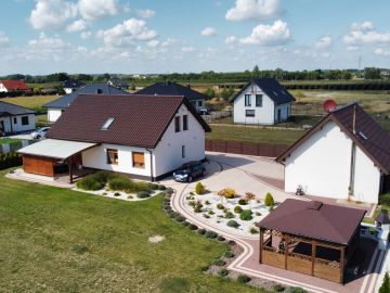 Nowoczesny dom, duża działka, dwustanowiskowy garaż, gm. Stare Miasto - Na sprzedaż  dom  : Janowice