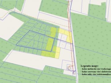 Działki budowlane o pow. 701m2-1198m2, w otoczeniu lasu-gm. Sompolno - Na sprzedaż  działka budowlana  : Kolonia Lipiny